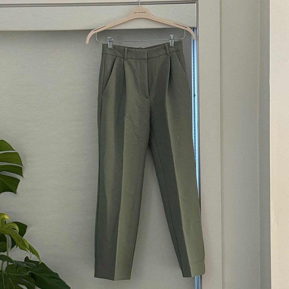 Abercrombie & Fitch Olive Green Chinos